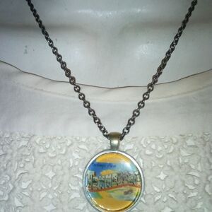 Tennessee Souvenir Necklace with Yellow and Silver Accents